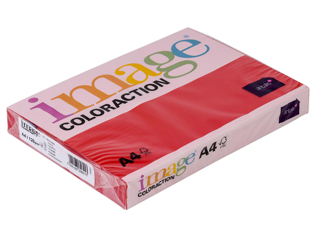 Kopipapir A4 | 120 g | Coral Red | 250 ark