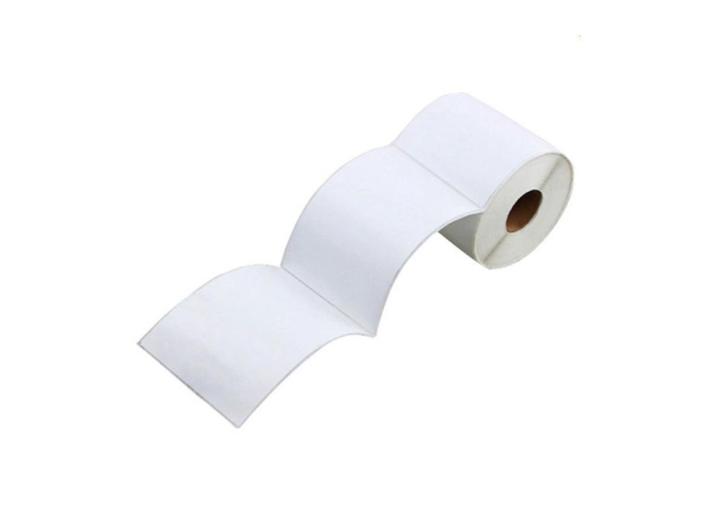 Termoetiket 100x150 mm M/perf. 500 stk