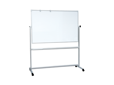 Mobil og vendbar Naga whiteboard 100 × 200 cm hvid
