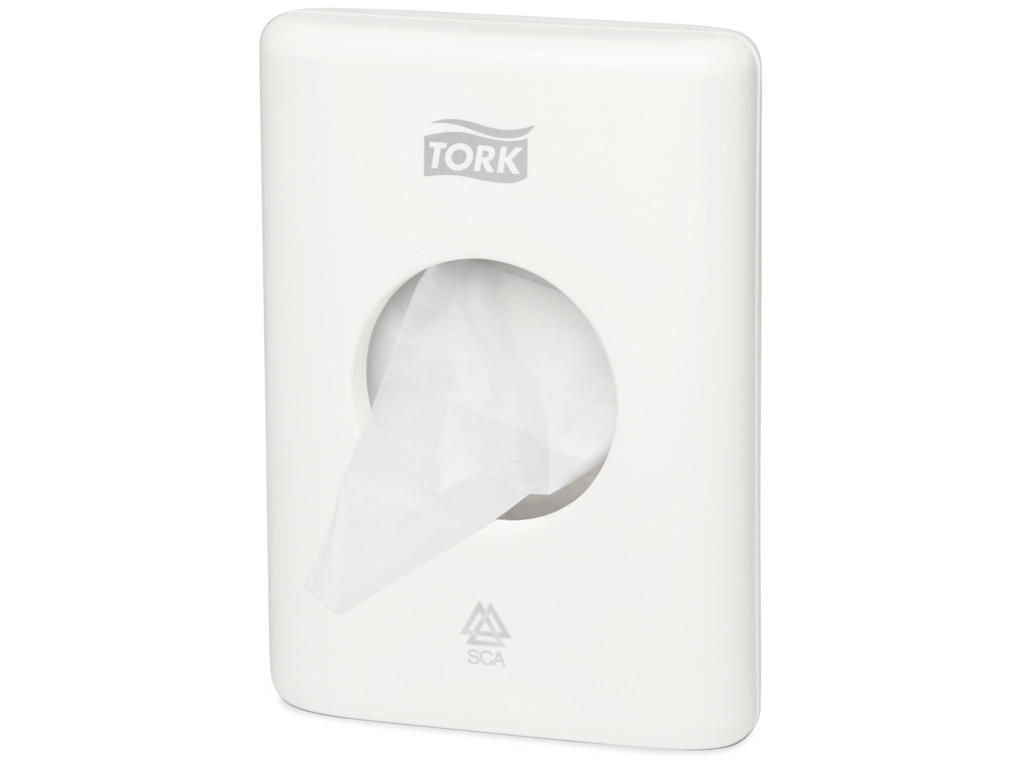 Dispenser Tork B5 566000 t/hygiejneposer hvid
