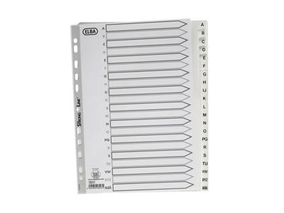 Alfabet A4 Strongline a-å hvid