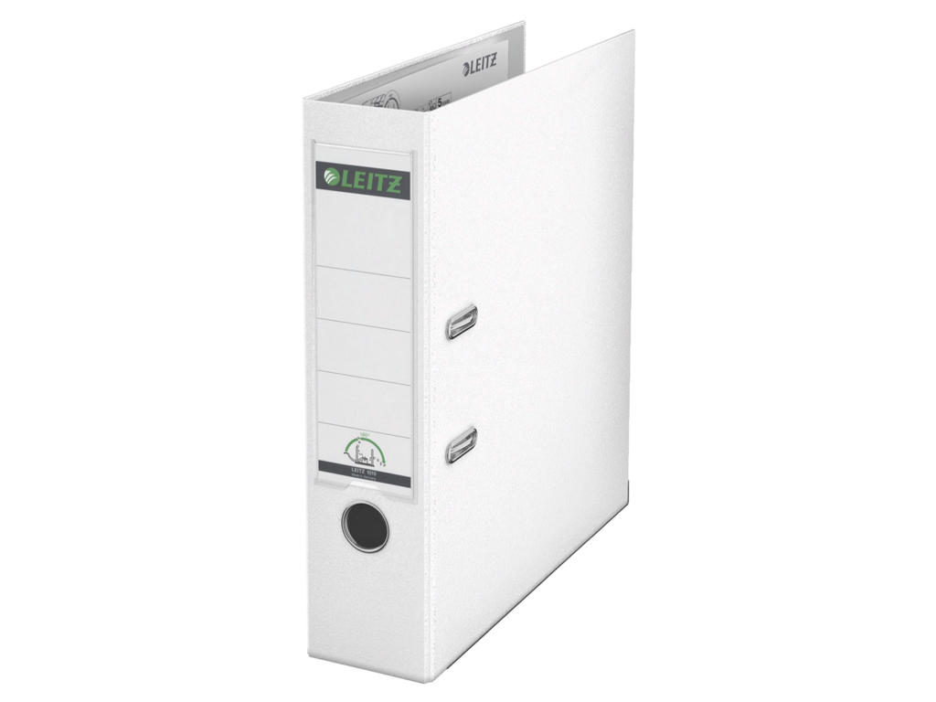 Brevordner Leitz 180* PP A4 80 mm hvid