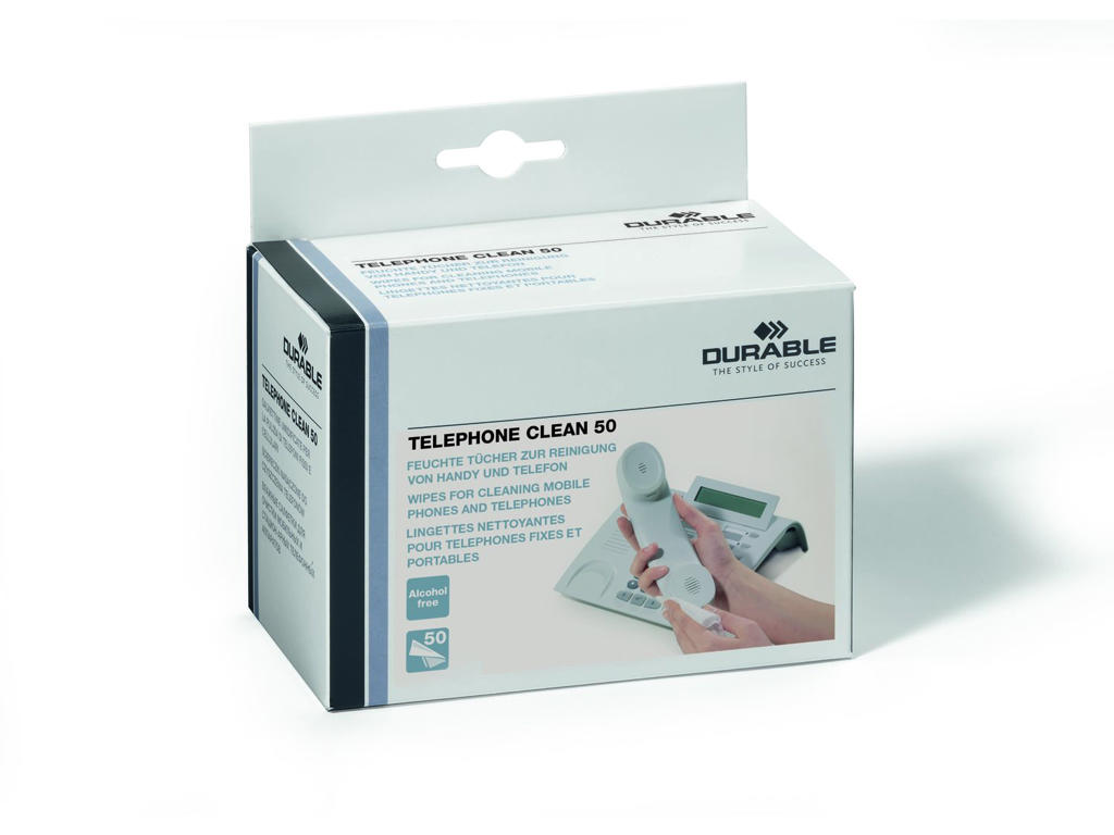 Renseservietter til telefon 50 stk