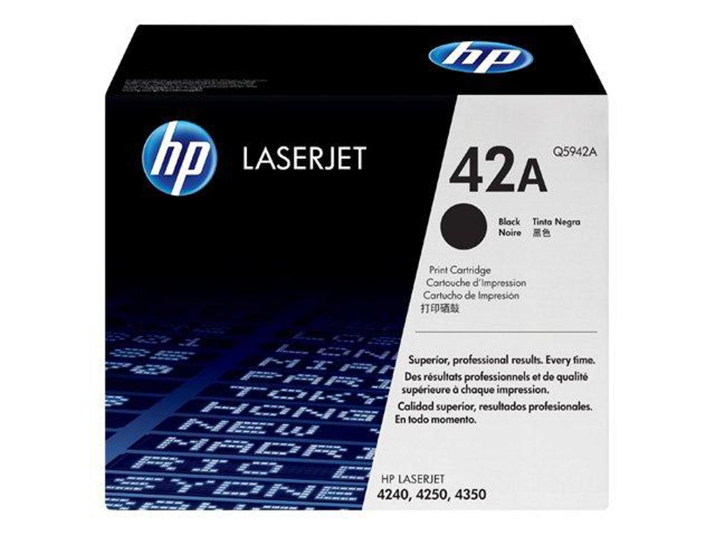 HP 42A toner Q5942A sort, 10000 sider
