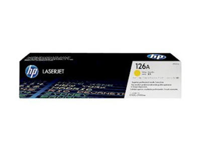 HP 126A toner CE312A gul, 1000 sider