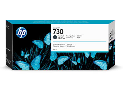 HP 730 blæk Mat sort 300 ml.