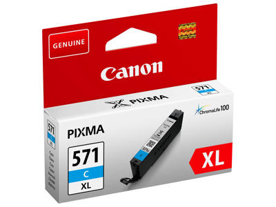 Canon blæk CLI-571XL C cyan