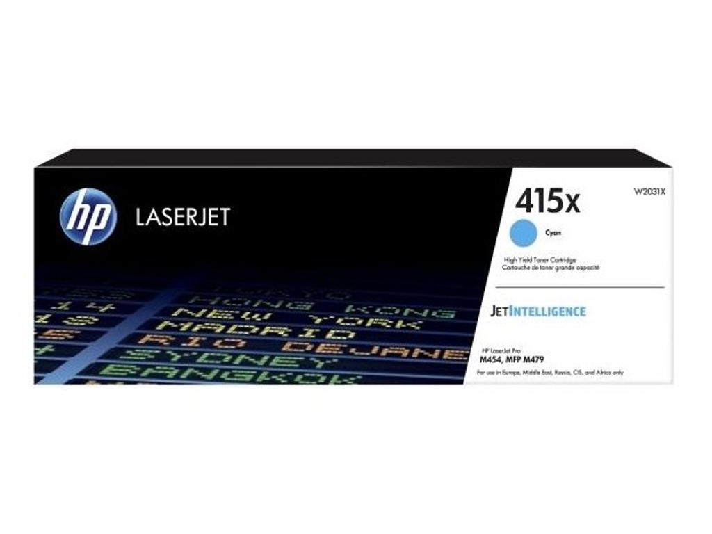 HP 415X toner W2031X cyan, 6000 sider