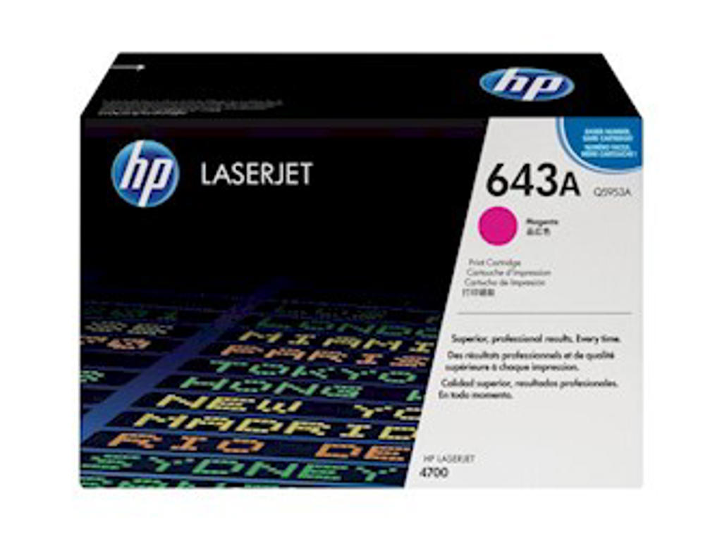 HP 643A toner Q5953A magenta, 10000 sider
