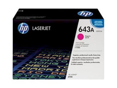HP 643A toner Q5953A magenta, 10000 sider