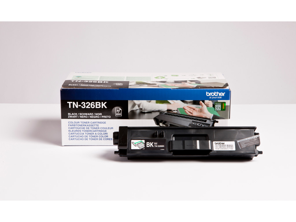 Brother toner TN-326BK sort, 4000 sider
