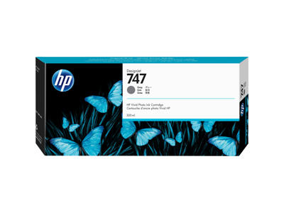 HP 747 blæk Grå 300 ml.