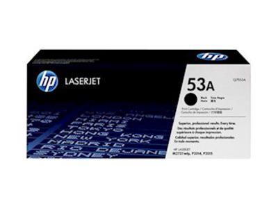 HP 53A toner Q7553A sort, 3000 sider