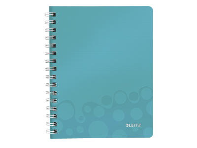 Notesbog A5 linjeret leitz isblå
