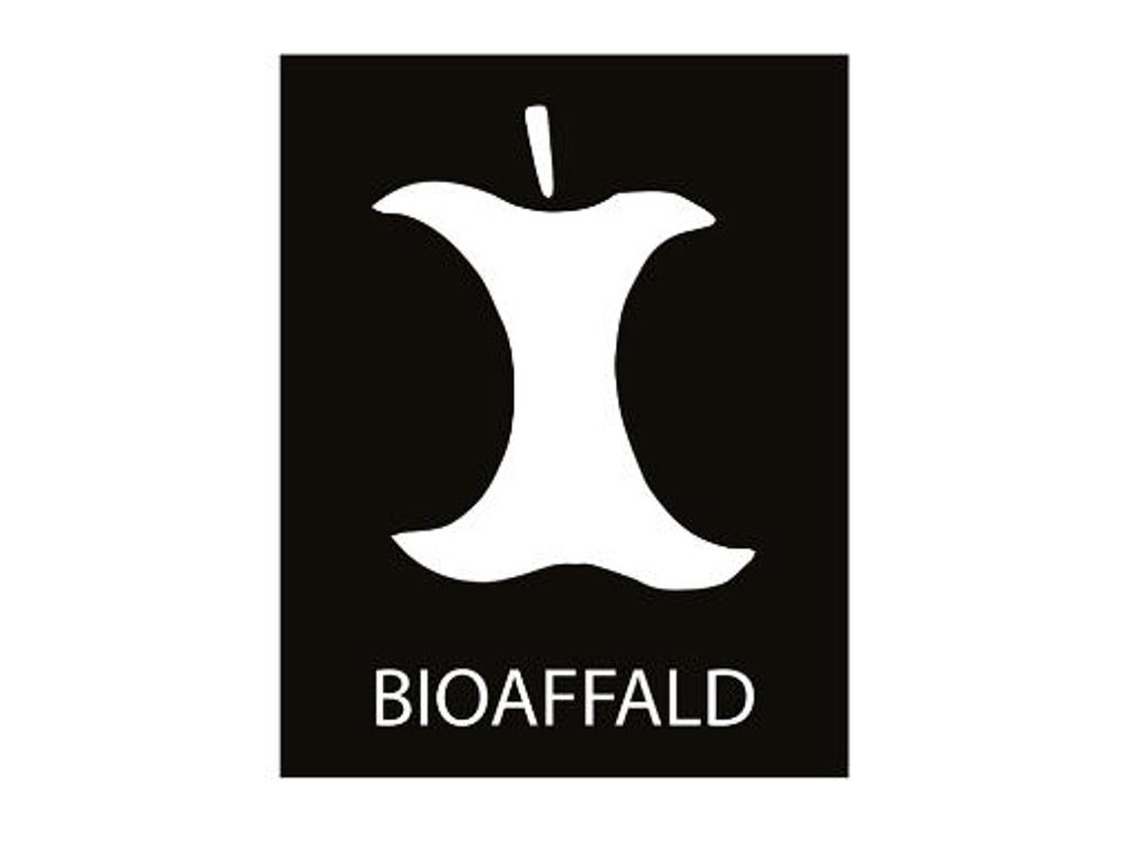 Piktogram Bioaffald 70 x 80 mm