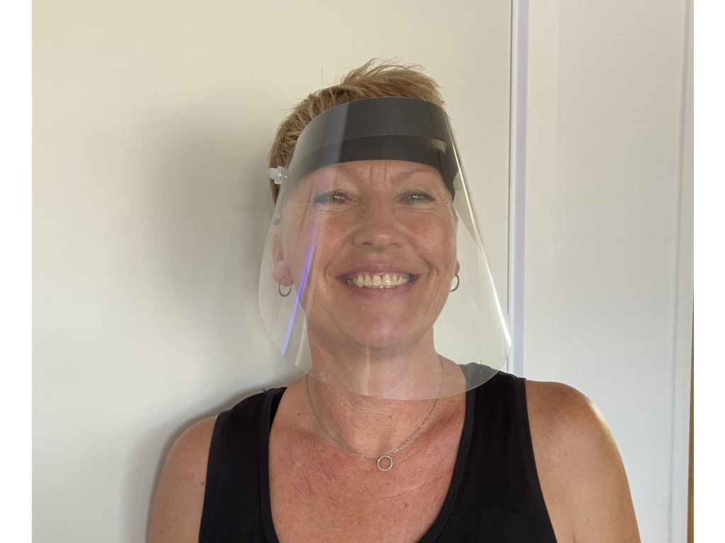 Ansigtsvisir til flergangsbrug CE-mærket vipbar 