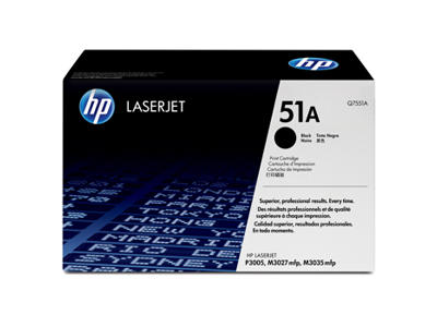 HP 51A toner Q7551A sort, 6500 sider