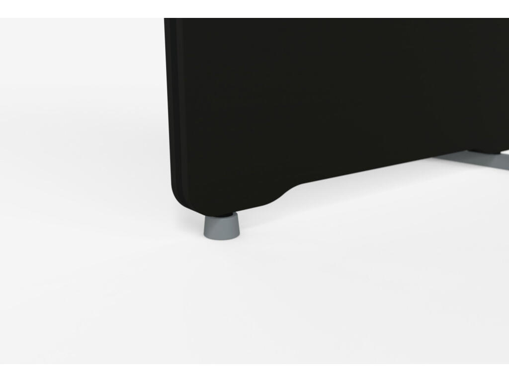 Lintex Rund fod Slim grå, justerbar Ø45