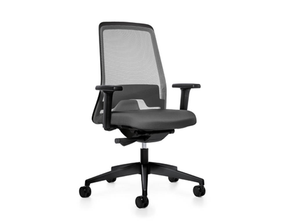 Interstuhl kontorstol uden armlæn | Every EV251 | Sort