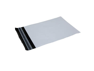 Forsendelsesposer PE 190x250 mm hvid 100 stk