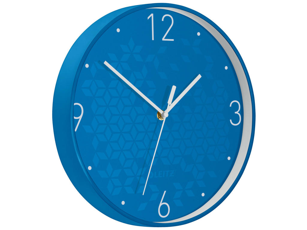 Vægur Leitz WOW Ø29cm blå