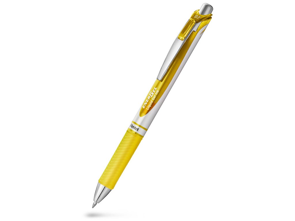 Rollerpen Pentel EnerGel BL77 gul  0,7 mm