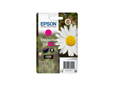 Epson blækpatron 18XL magenta, 180 sider
