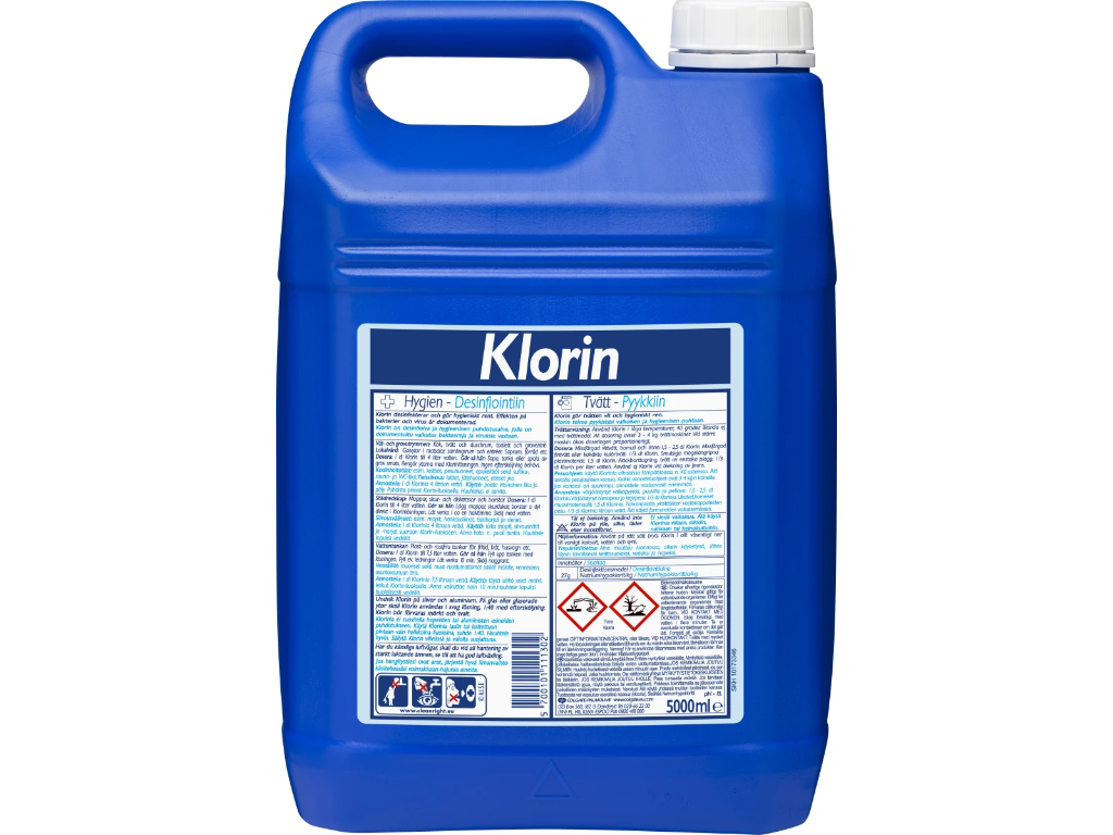 Klorrengøring Klorin 5 liter