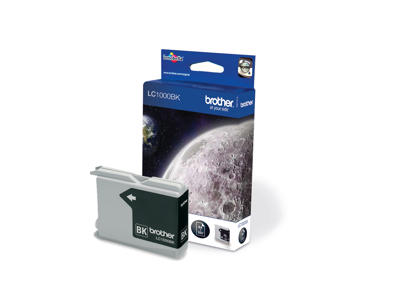 Brother blæk LC1000BK sort, 500 sider