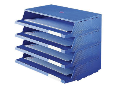 Brevbakker Twin Panorama blå 4 bakker