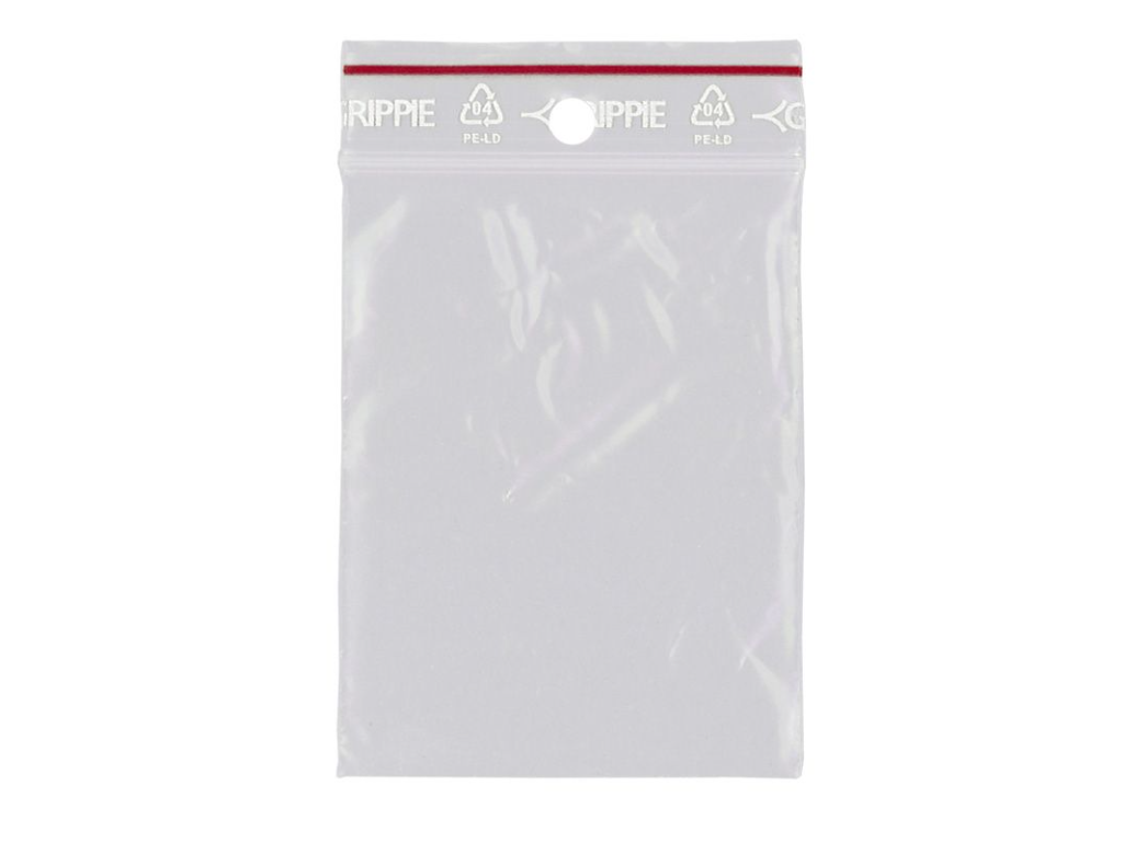 Lynlåspose Grippie 60x80mm u/skrivefelt 1000 stk.