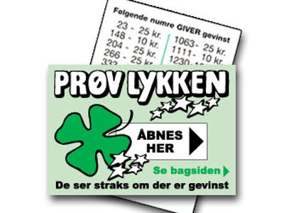 Prøv lykken grøn 2000 lodder