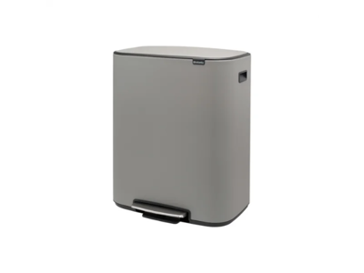 Brabantia Pedalspand Bo | 2 x 30 liter | Grå