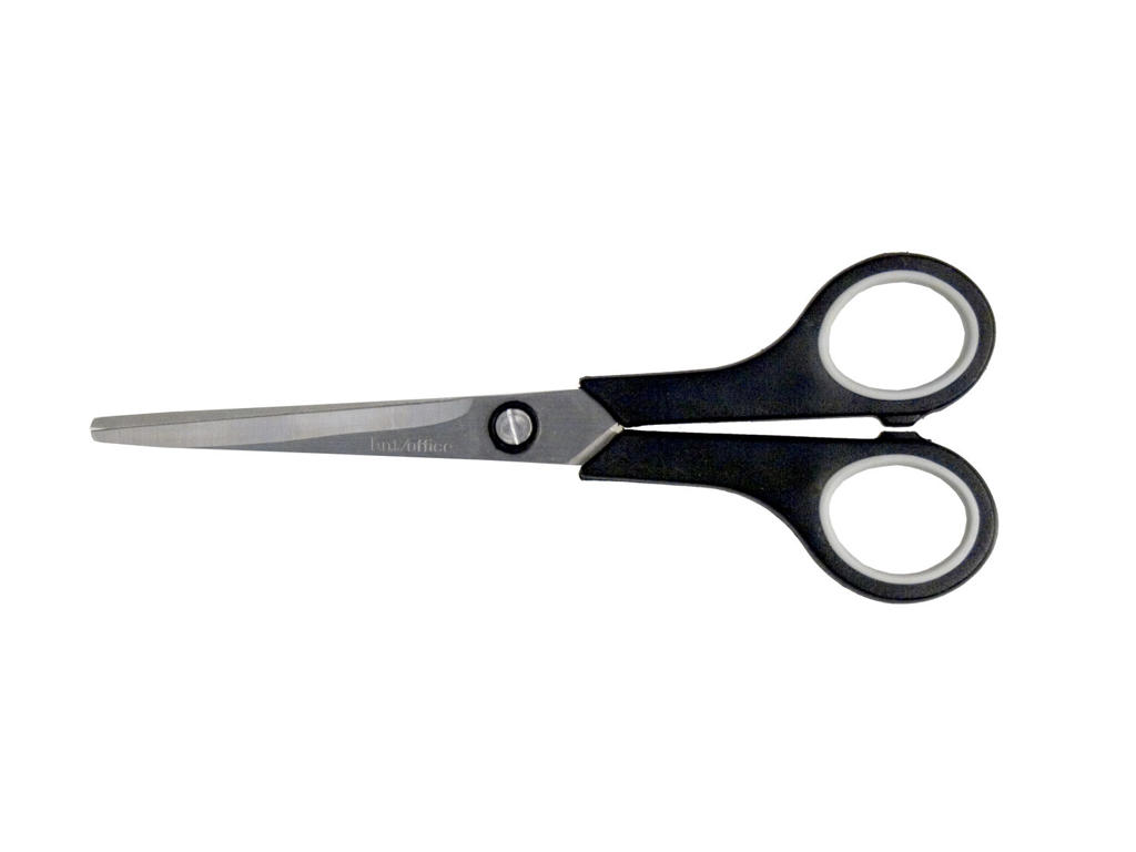 Saks office spids 170 mm sort/grå