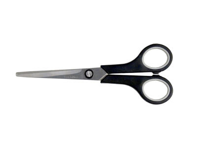 Saks office spids 170 mm sort/grå