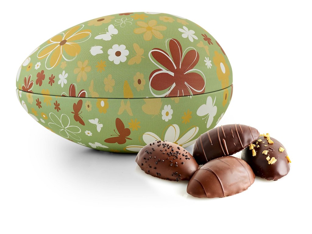 Butterflies & Flowers metalæg | Marcipanæg 140g.