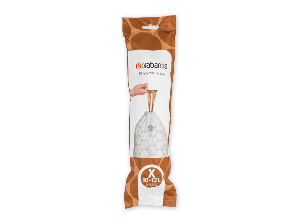 Affaldspose Brabantia model X 10-12 liter 10x20 stk