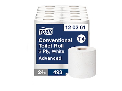 Toiletpapir Tork T4 120261 Advanced 2-lags 24 rl.