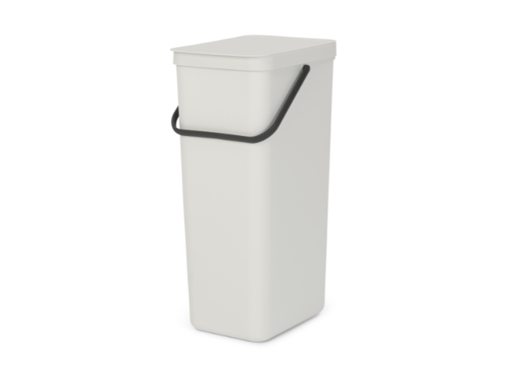 Brabantia Affaldsspand med låg | 40 Liter | Hvid