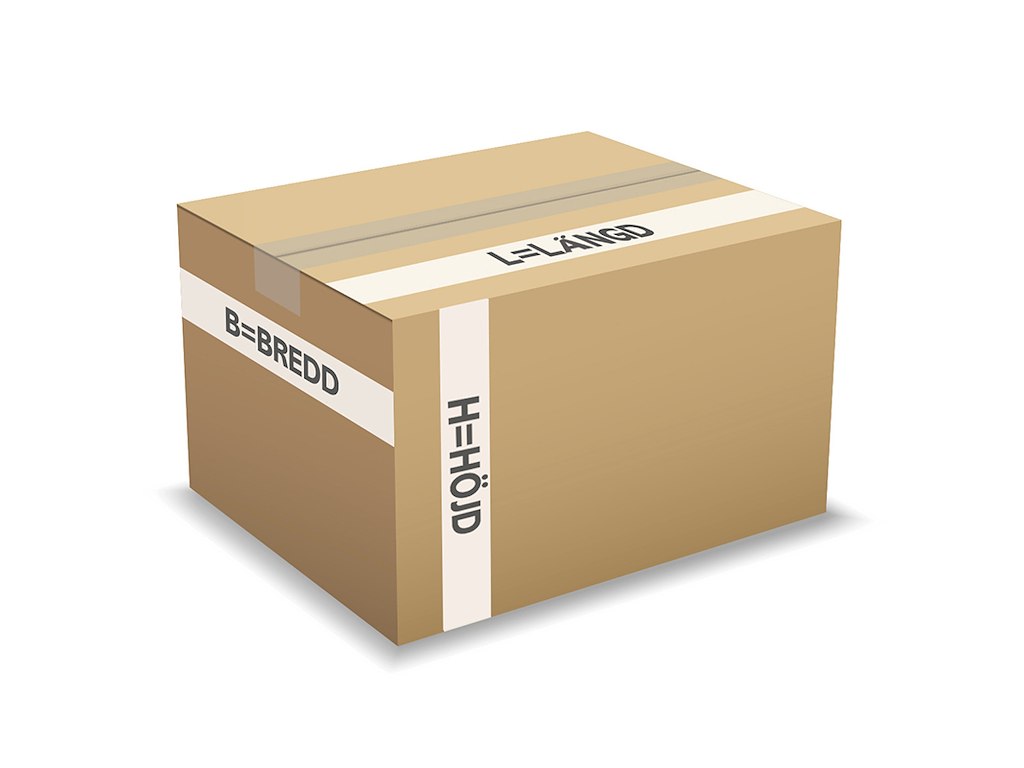 Papkasse 590x290x385 mm 4 mm - 66 liter