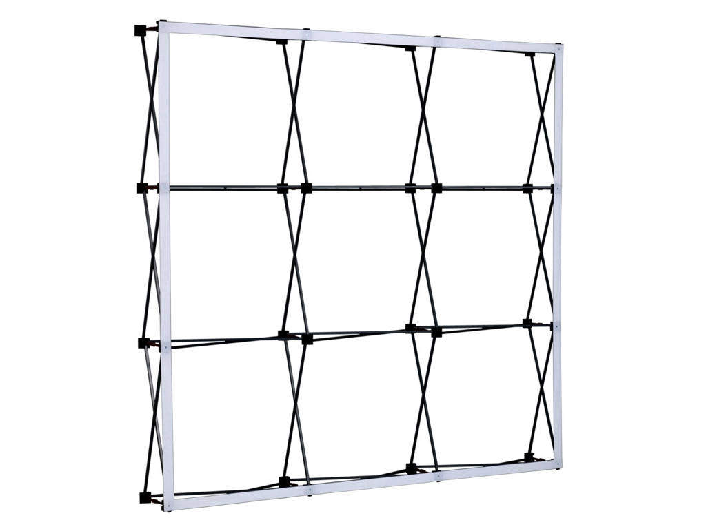 Pop-up væg Twin 3 x 3 mtr sort