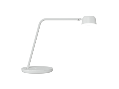 Bordlampe Luxo | Motus Table | med opladning i bordfod | hvid