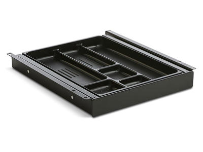 PENNEBAKKE BRED HVID MED LÅS