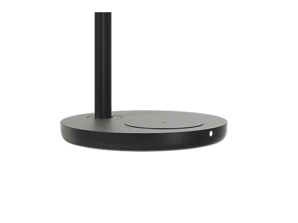 Bordfod Luxo | Motus Table | med opladning | sort