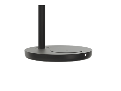 Bordfod Luxo | Motus Table | med opladning | sort