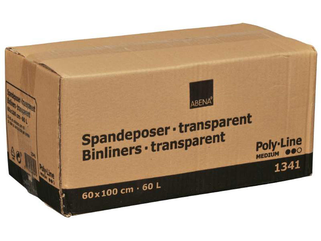 Spandeposer 60x100cm LDPE 60 liter 25 stk