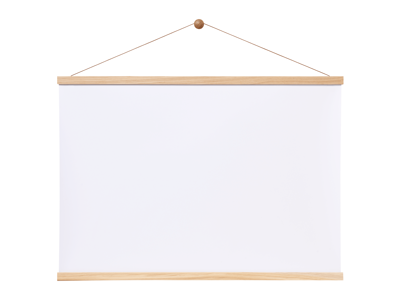 Plakatophæng 71 cm m/magnet egetræ