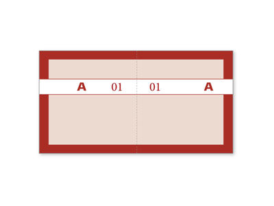Kuponbog Rød 2x100 blade