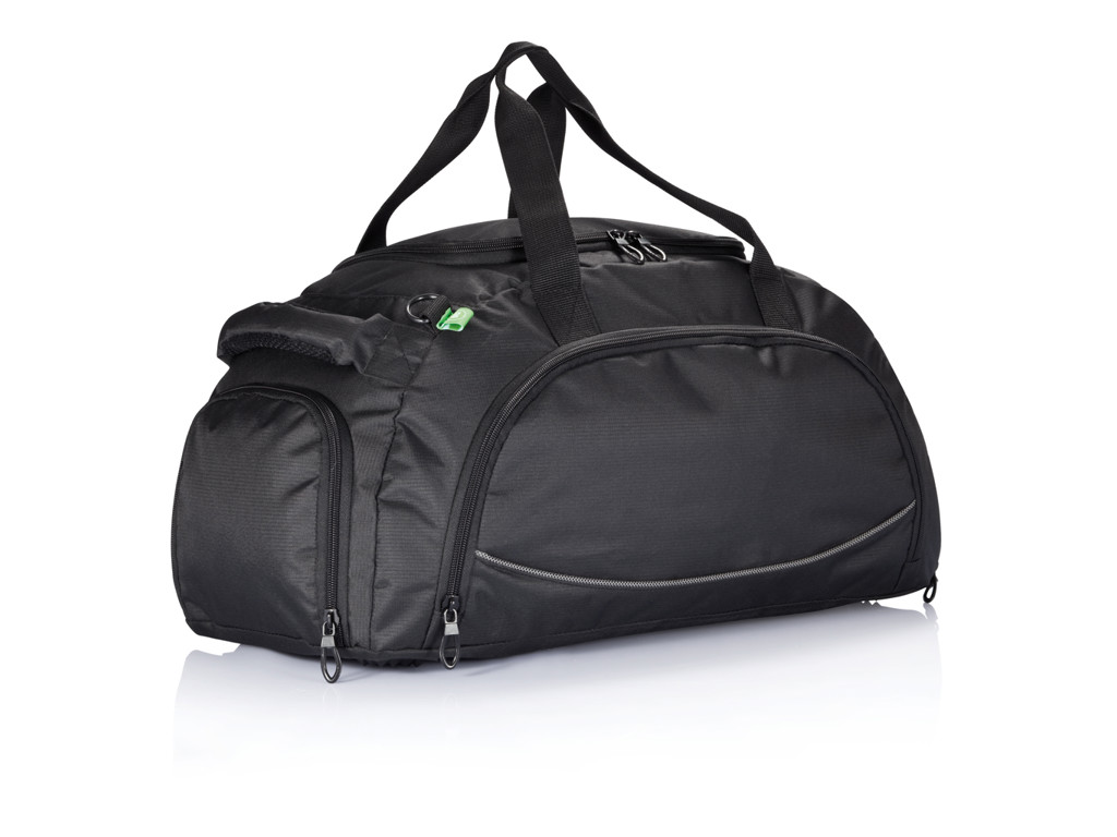 Florida sportstaske PVC fri, sort