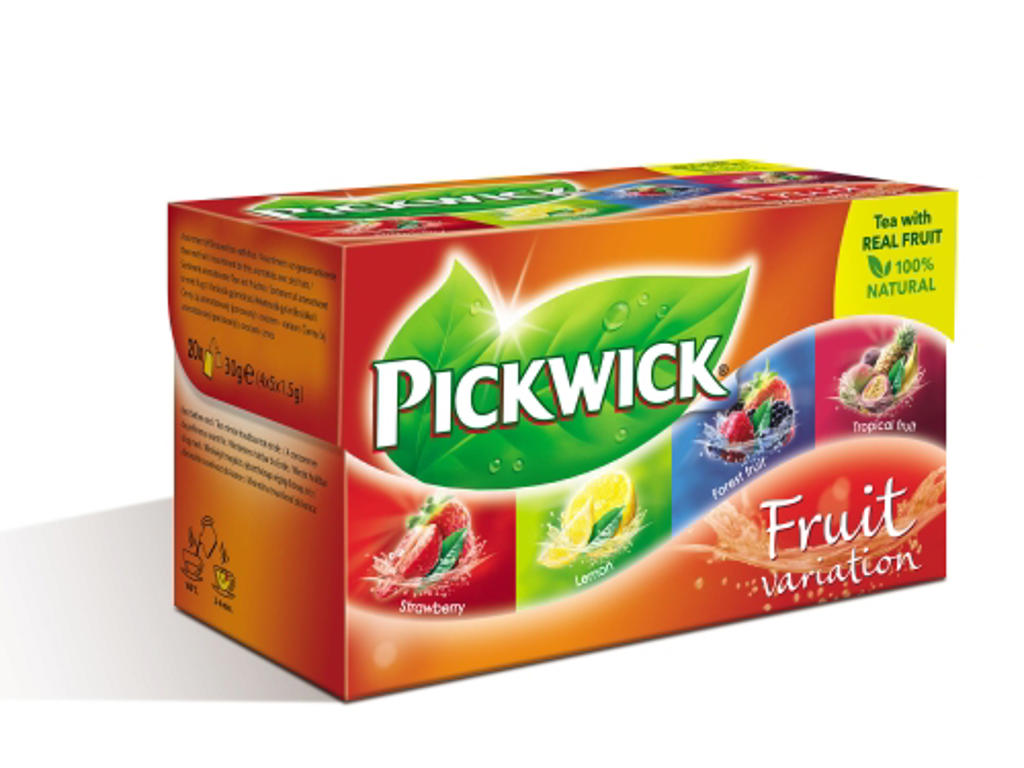 Te Pickwick Frugt 4 varianter 20 breve